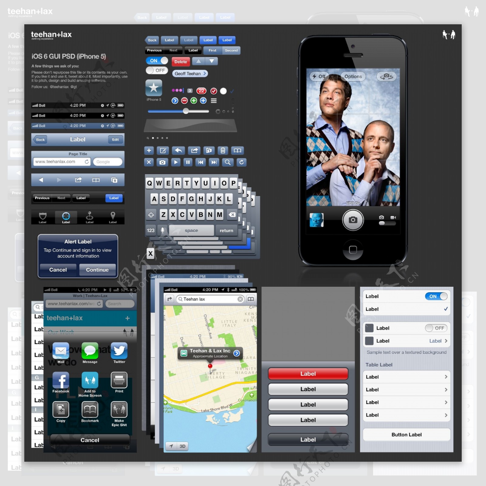 iOS6手机界面