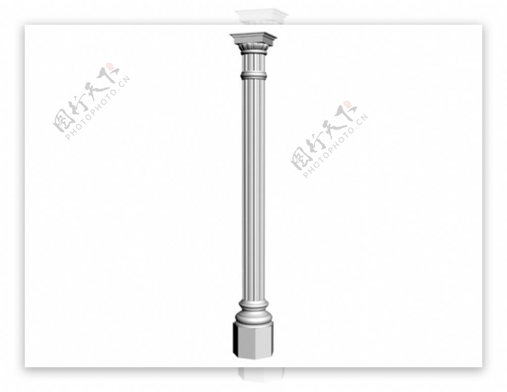 欧式建筑元素3模型素材