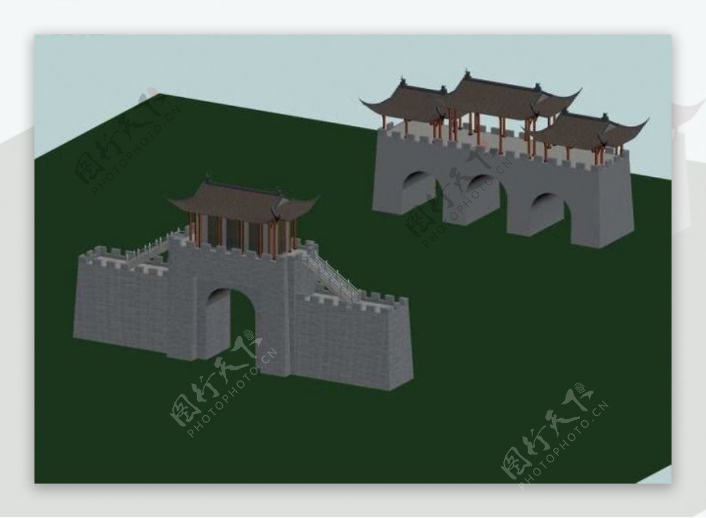 紫禁城城门3D模型