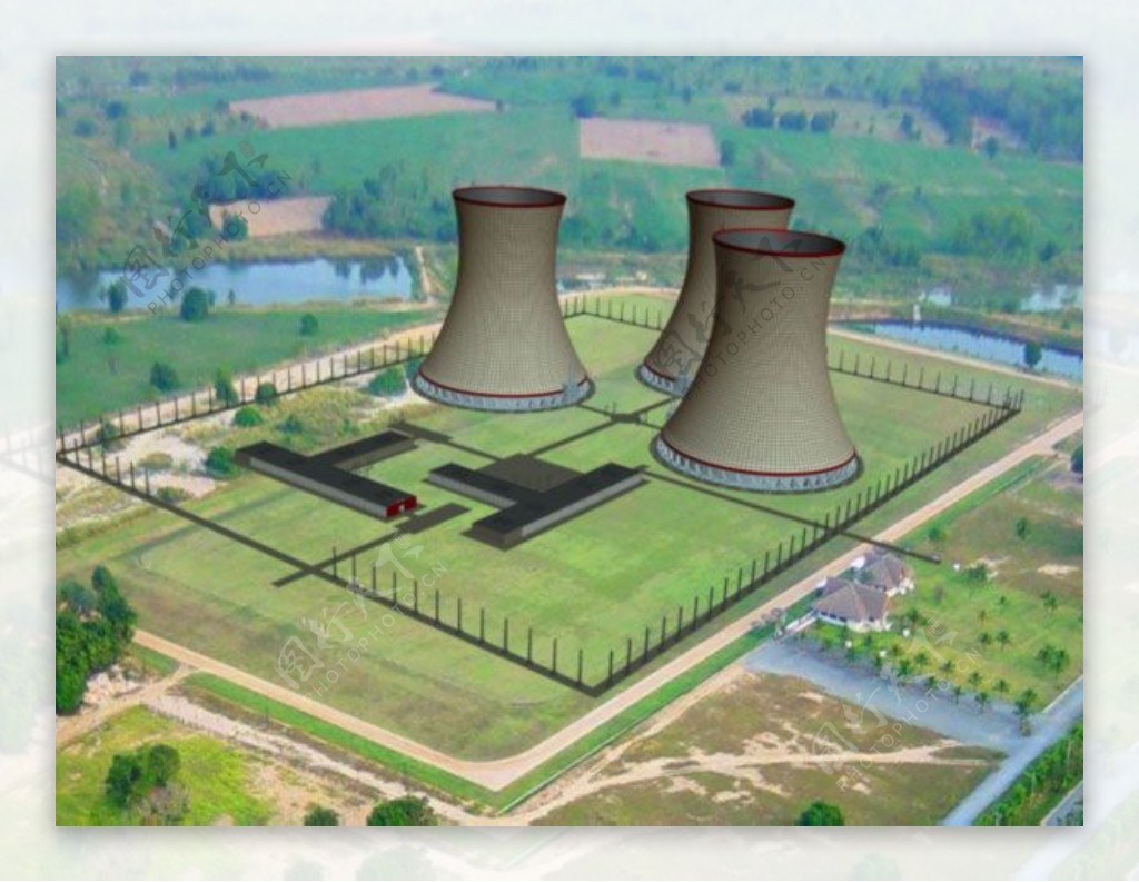 核电站模型图