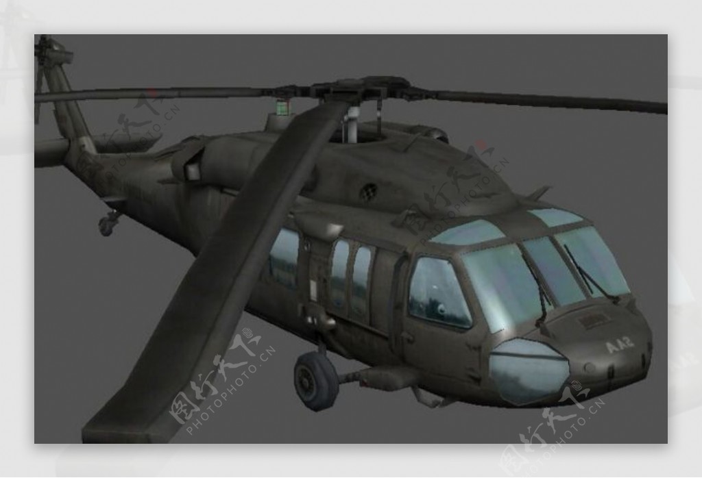 黑鹰直升机模型