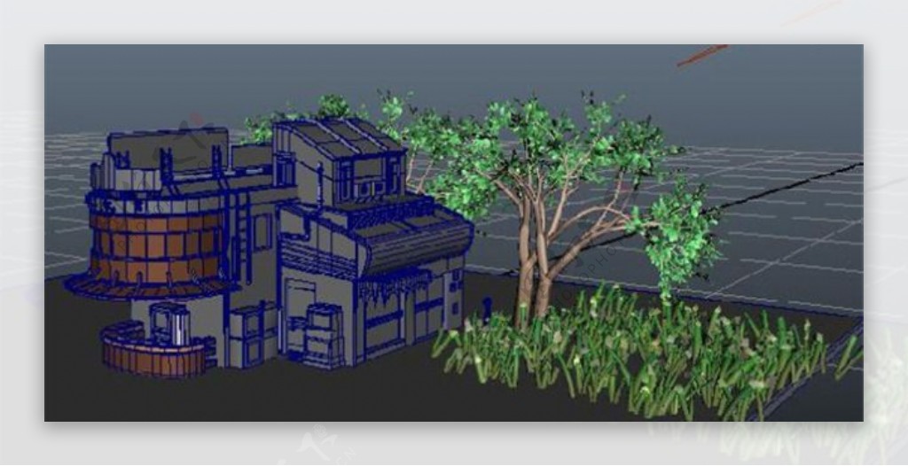 楼房别墅游戏模型