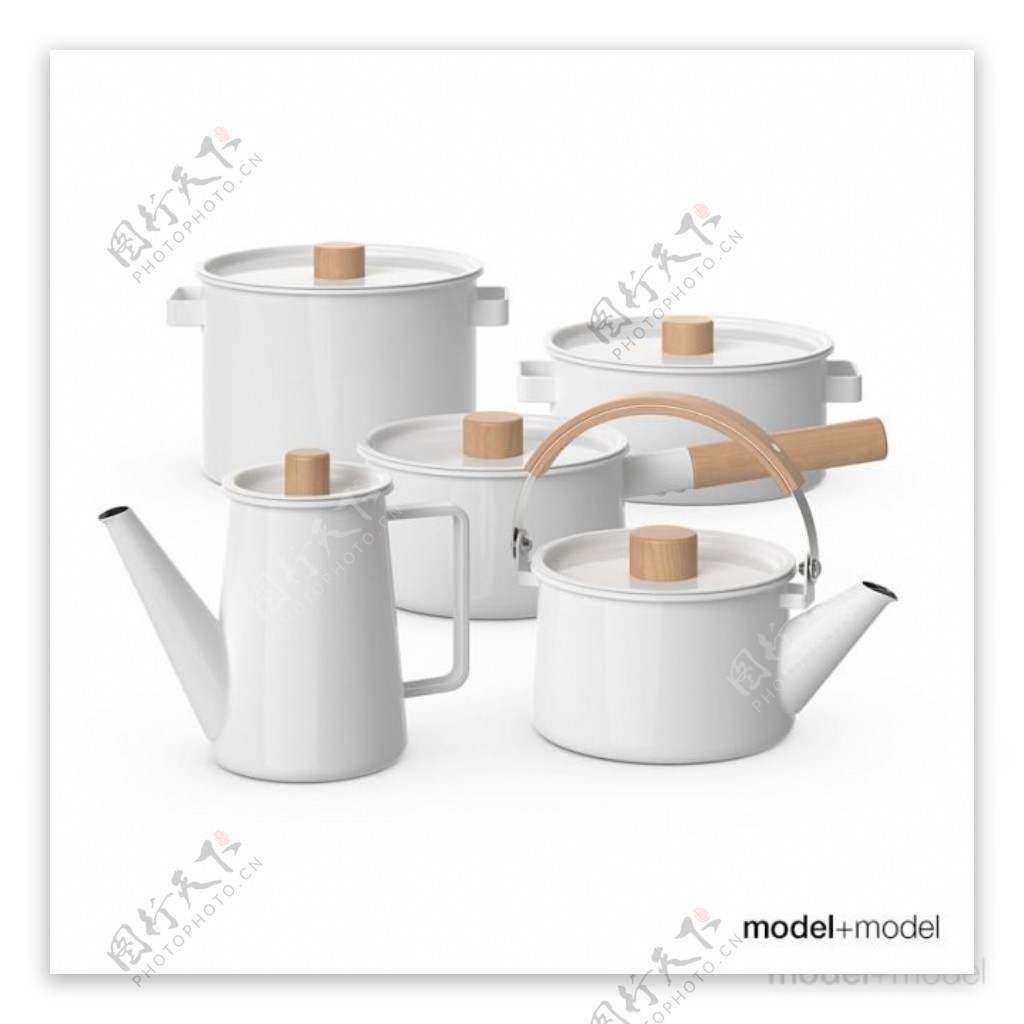 茶具茶壶模型