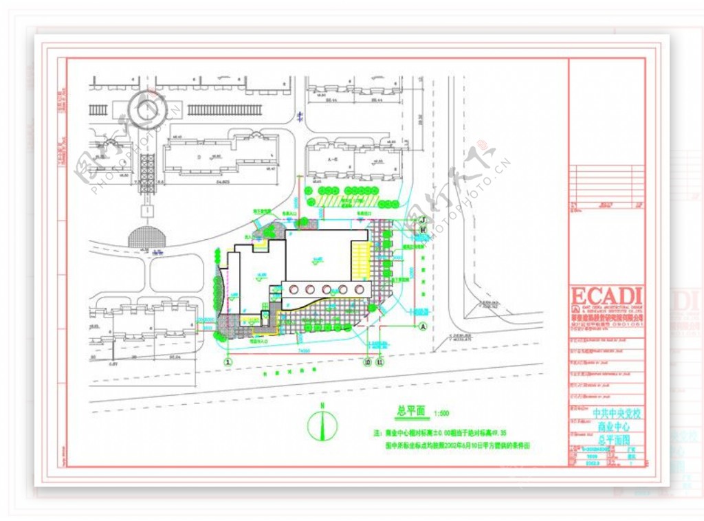 城市设计素材CAD图纸