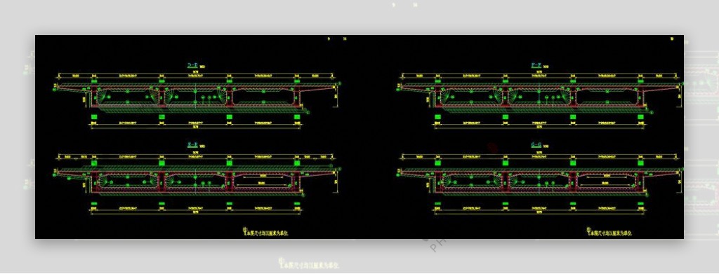 箱梁钢筋构造图cad图纸