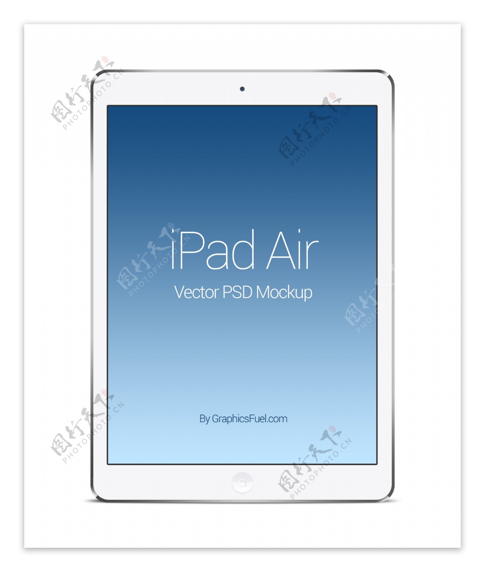 iPadAirPSD样板模型设计