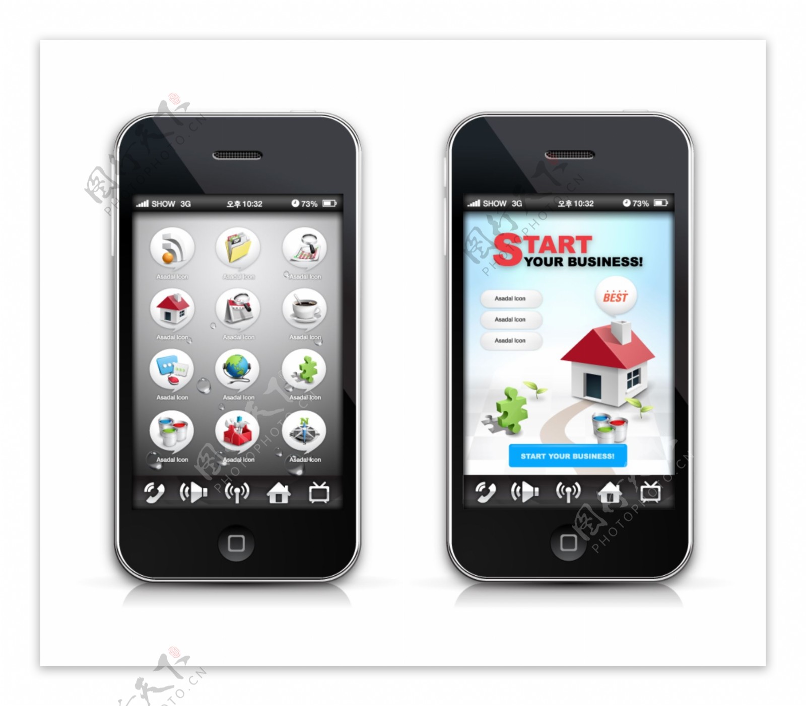 iPhone图标手机app素材