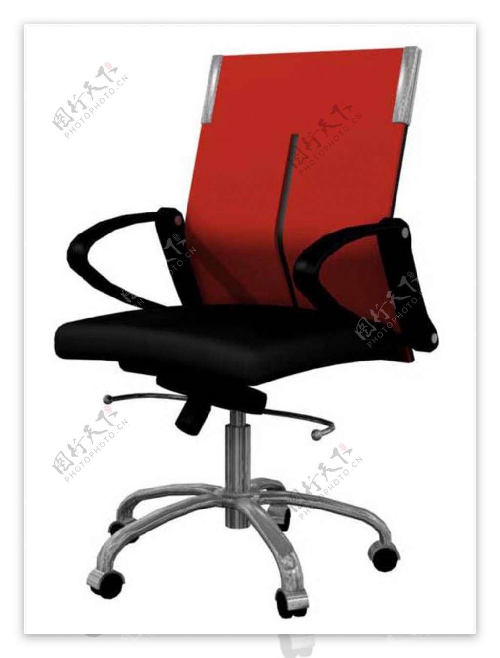 红色靠背椅子家居家具装饰素材