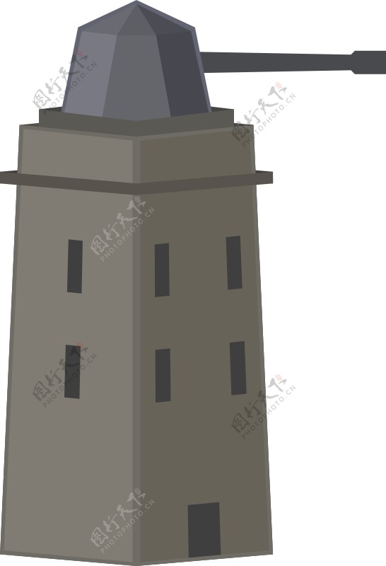 防空的塔和炮塔