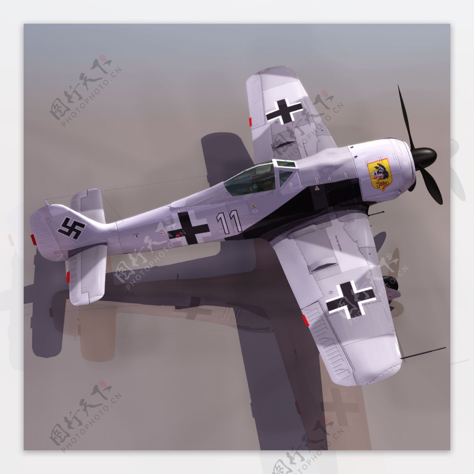 FW190F8飞机模型031