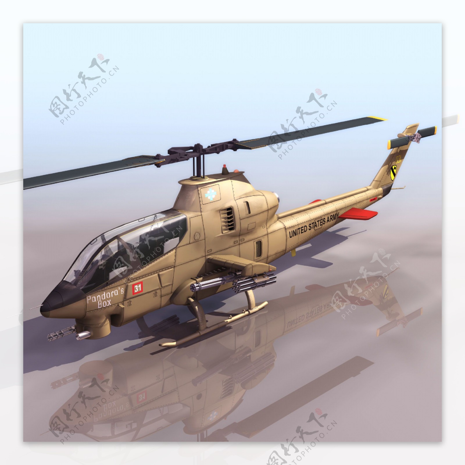 AH12直升机模型04