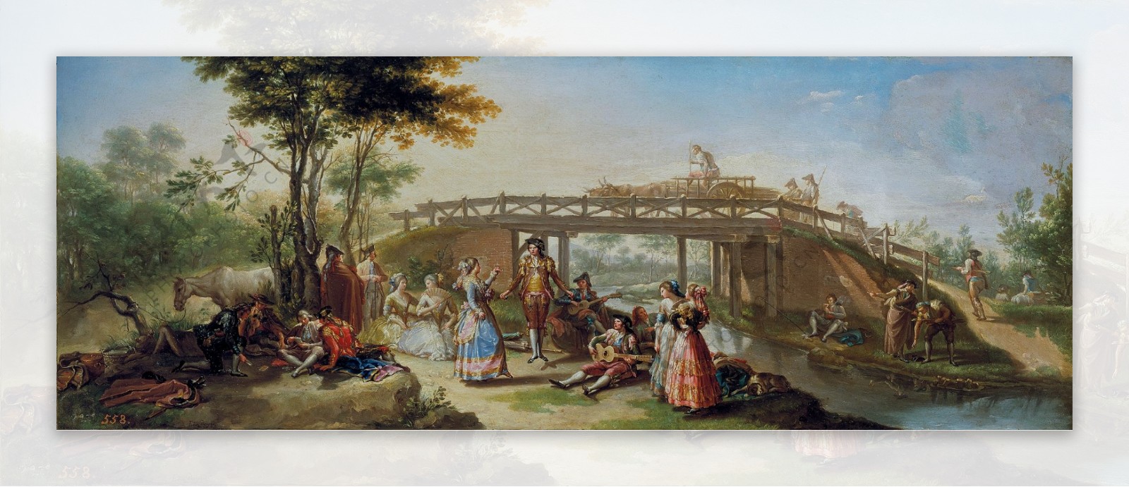 BayeuySubiasFranciscoElpuentedelCanaldeMadrid1784大师画家宗教绘画教会油画人物肖像油画装饰画