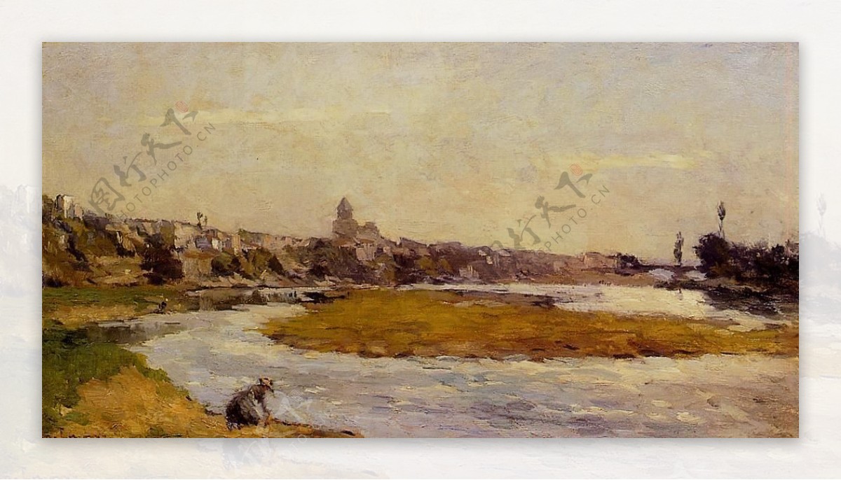 AlbertLebourg0013法国画家阿伯特赖博AlbertLebourg印象派风景静物自然油画装饰画