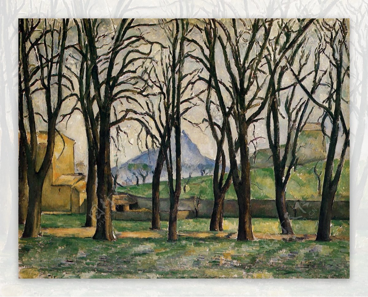 PaulCzanne0280法国画家保罗塞尚paulcezanne后印象派新印象派人物风景肖像静物油画装饰画