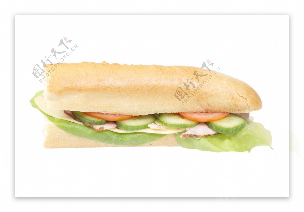 长面包三明治