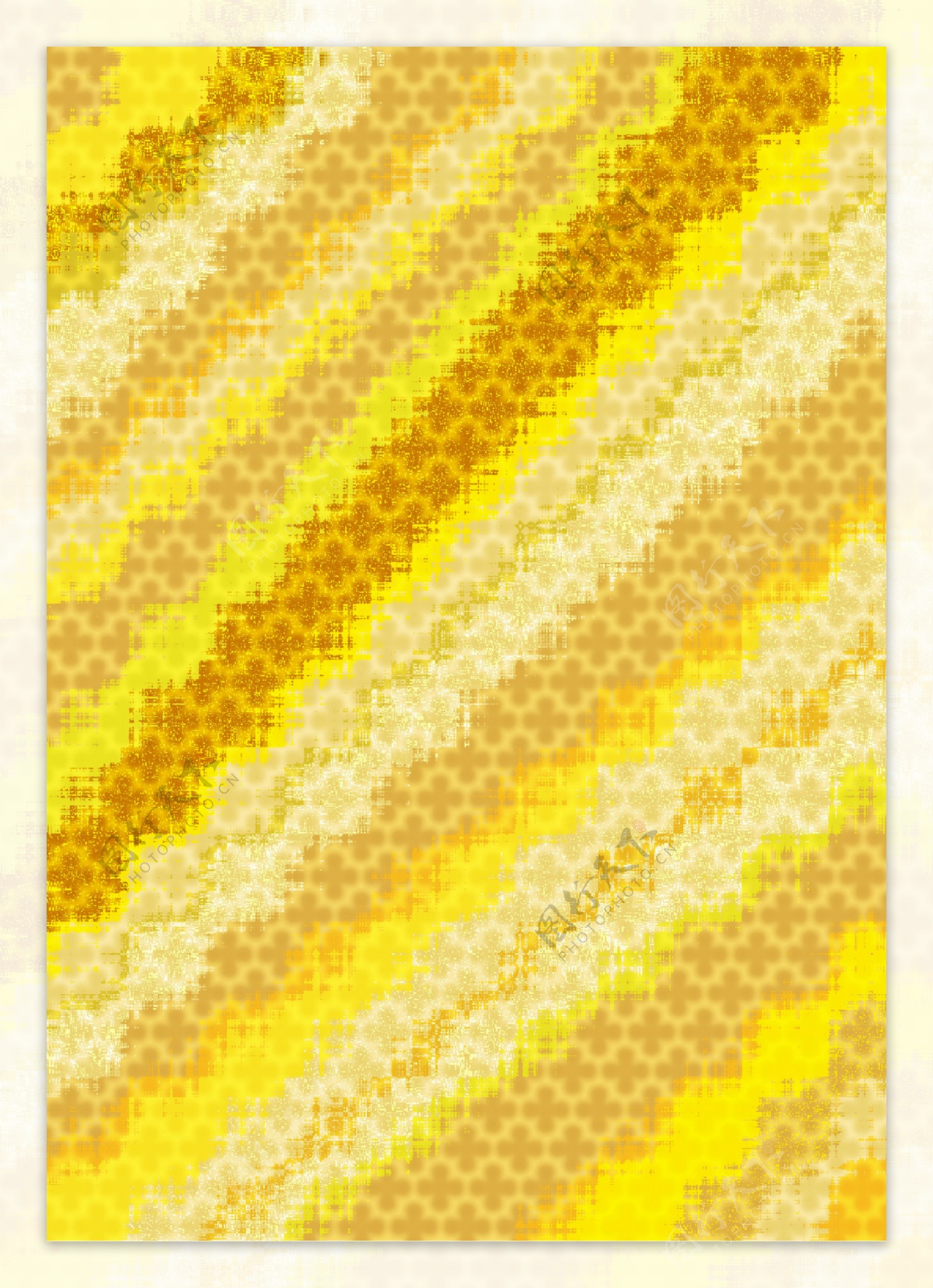 黄色条格底纹花纹素材
