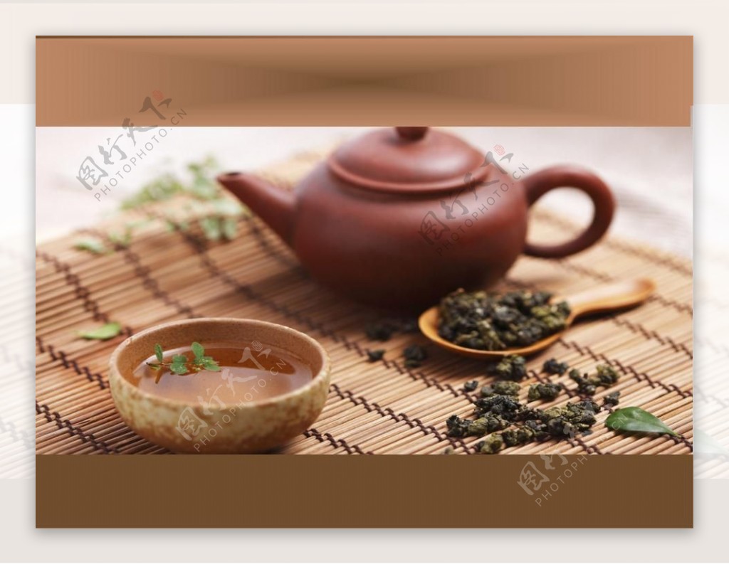 中国风茶艺文化ppt模板
