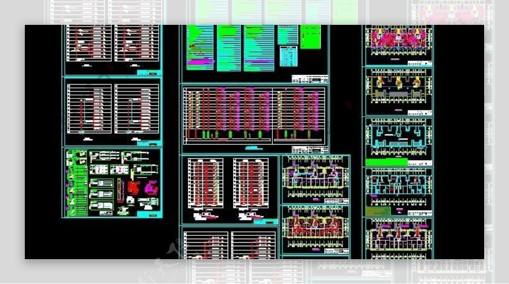 高层住宅楼建筑电气施工图