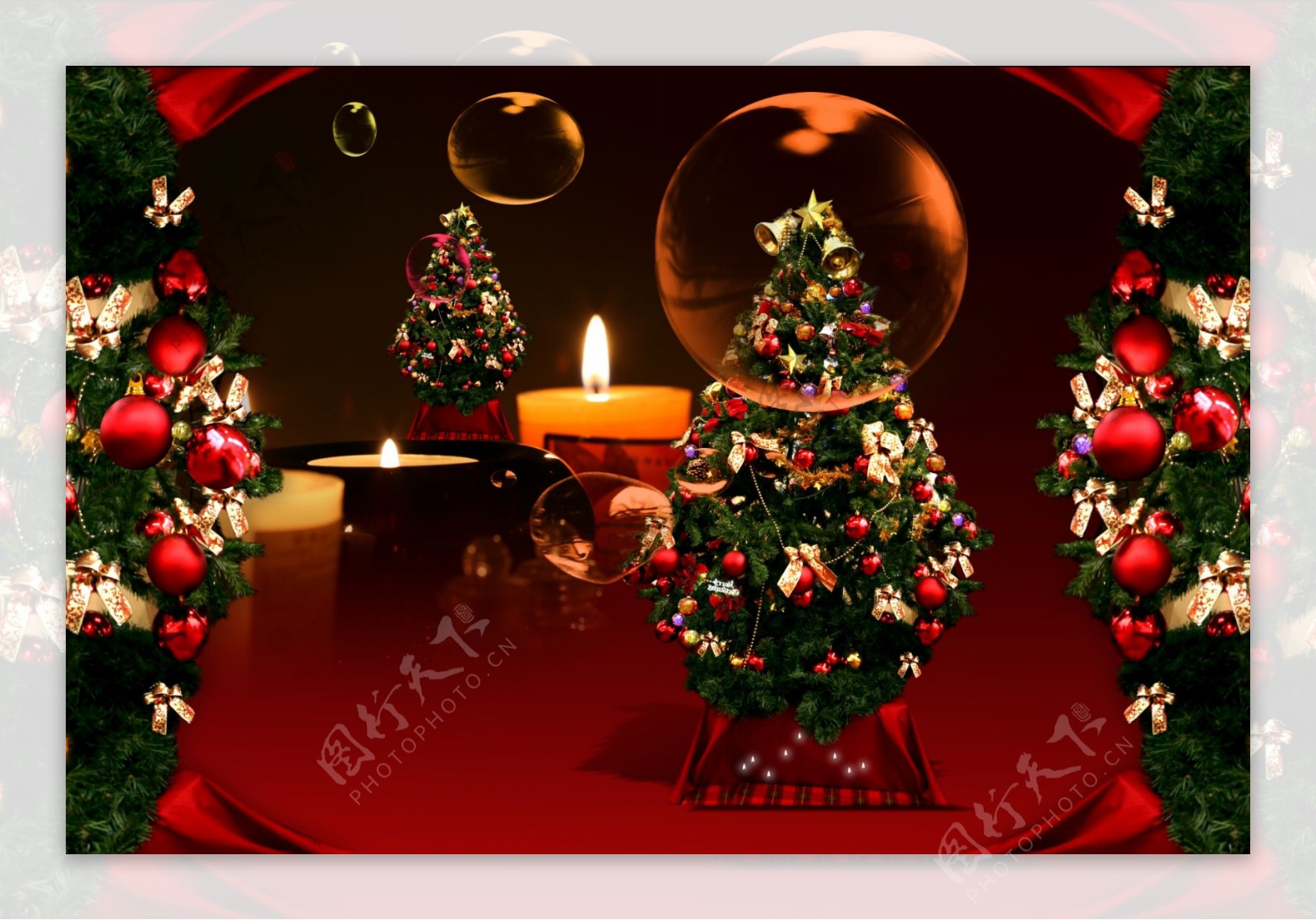 圣诞节素材图片PSD源文件