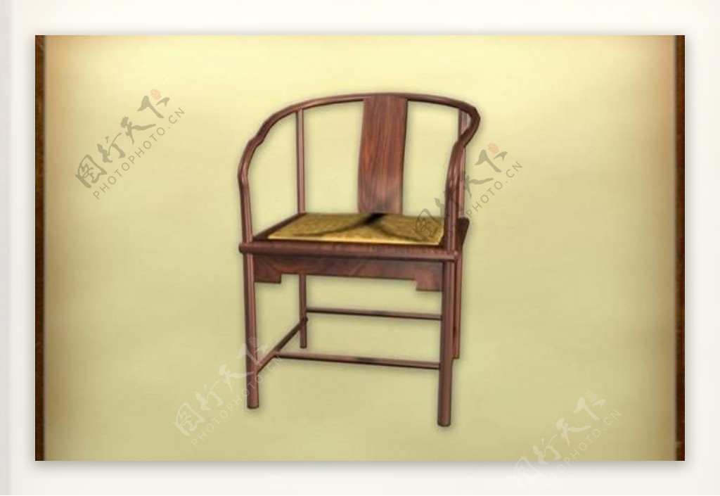 中国古典家具椅子0253D模型