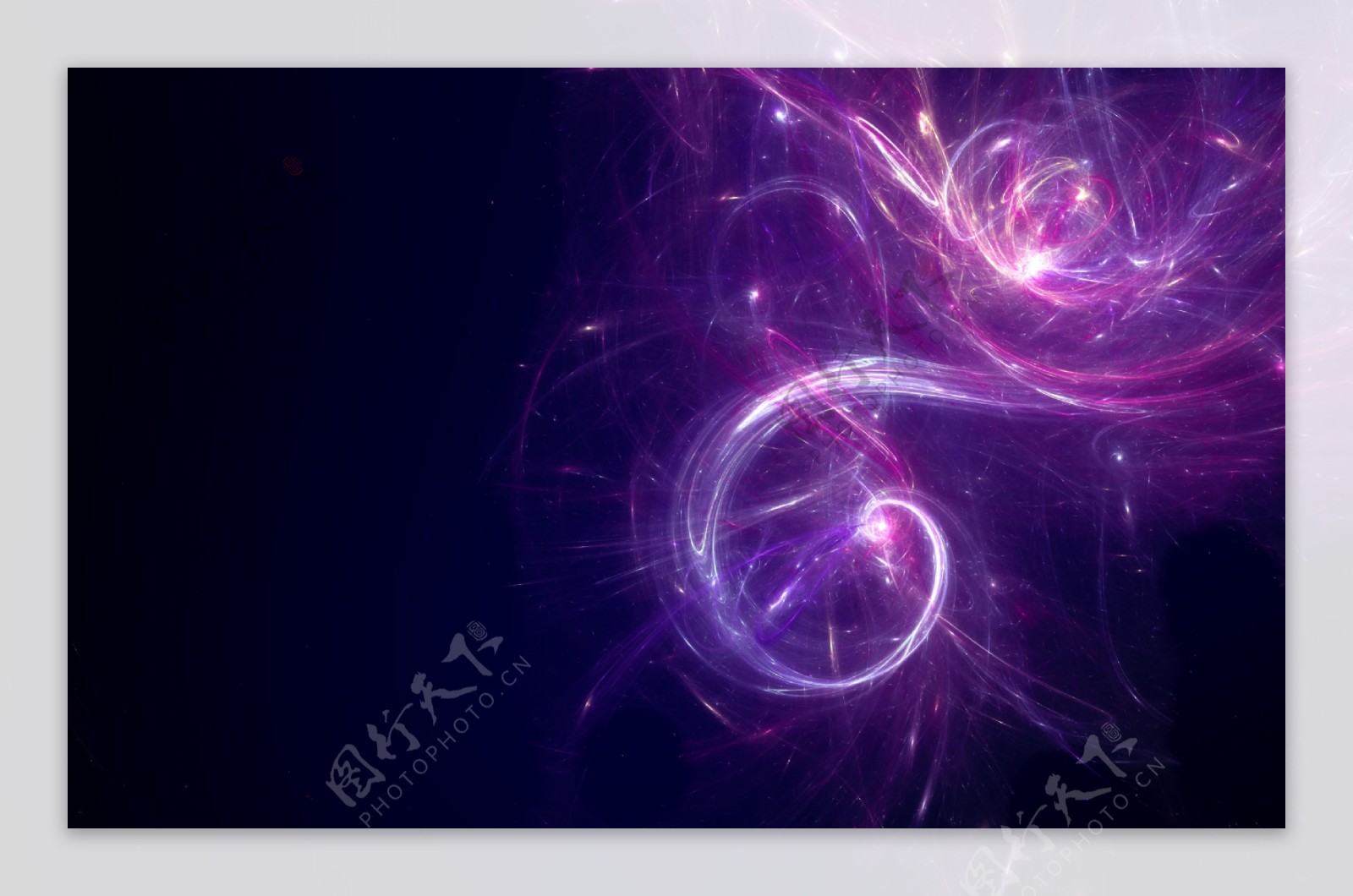 紫色光感的科技图片