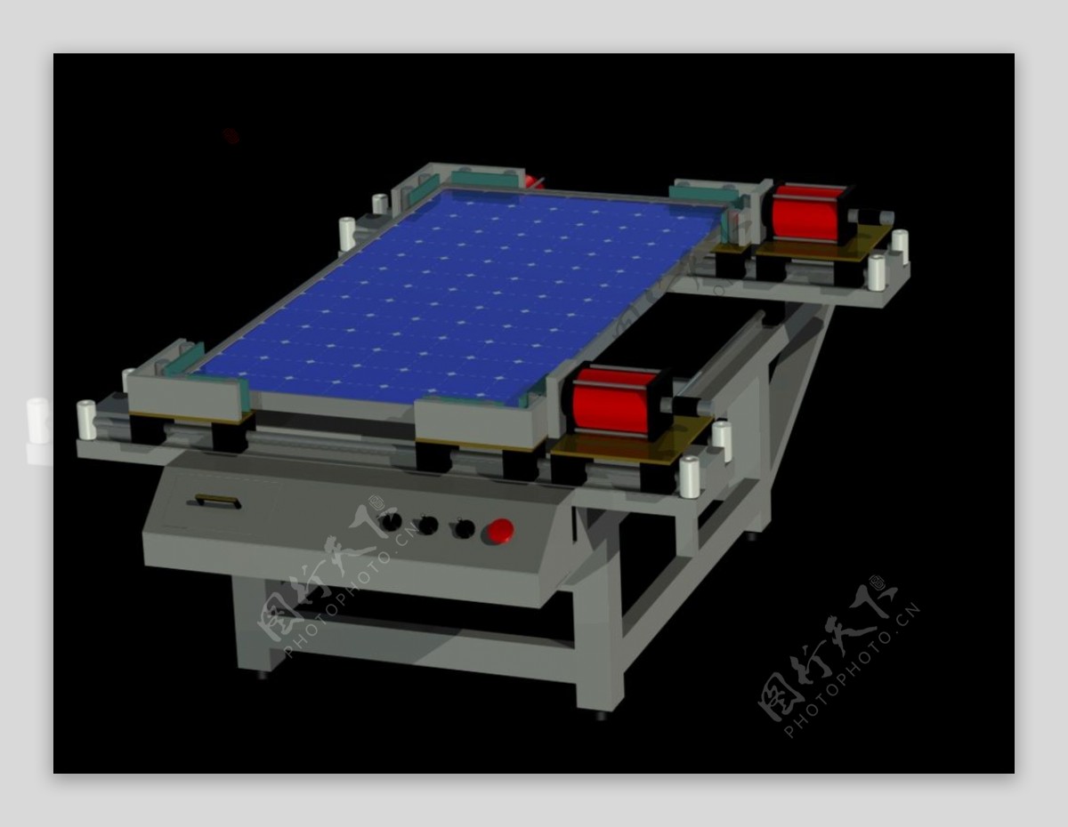 太阳能电池板自动装框机与太阳能电池板