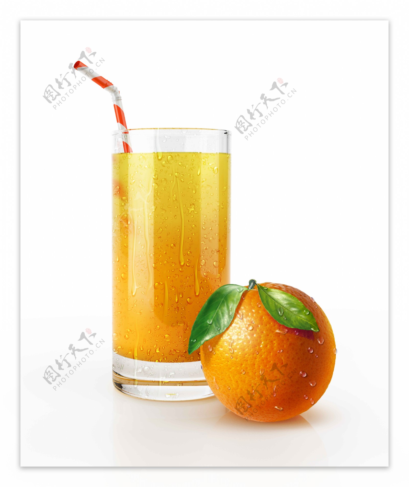 鲜榨橙汁高清图片