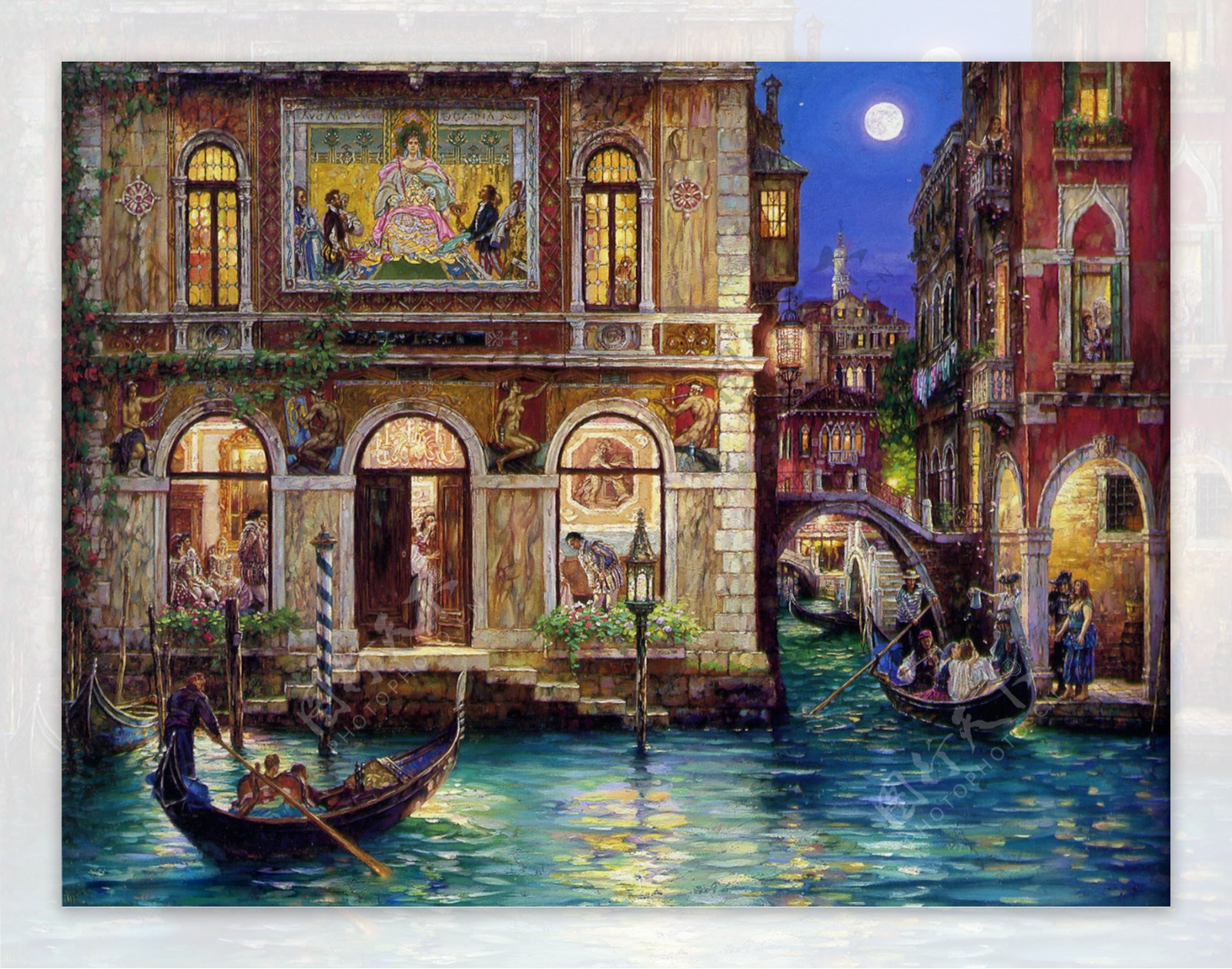 油画威尼斯1图片