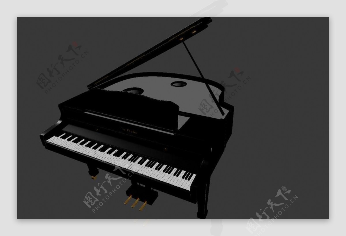 钢琴模型图片