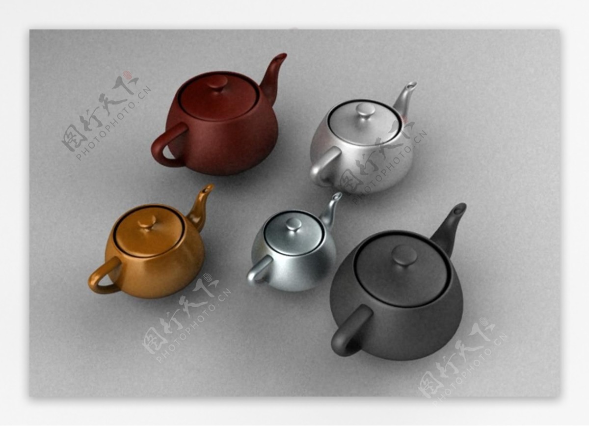3d茶壶图片