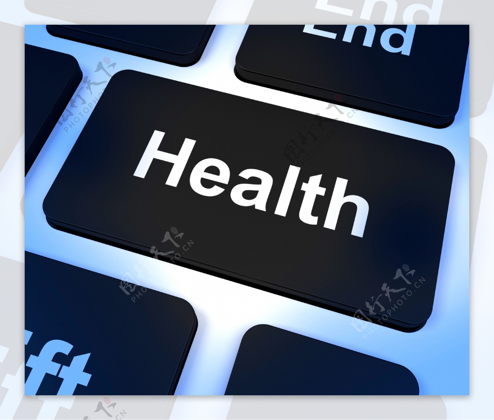 健康钥匙显示在线医疗保健
