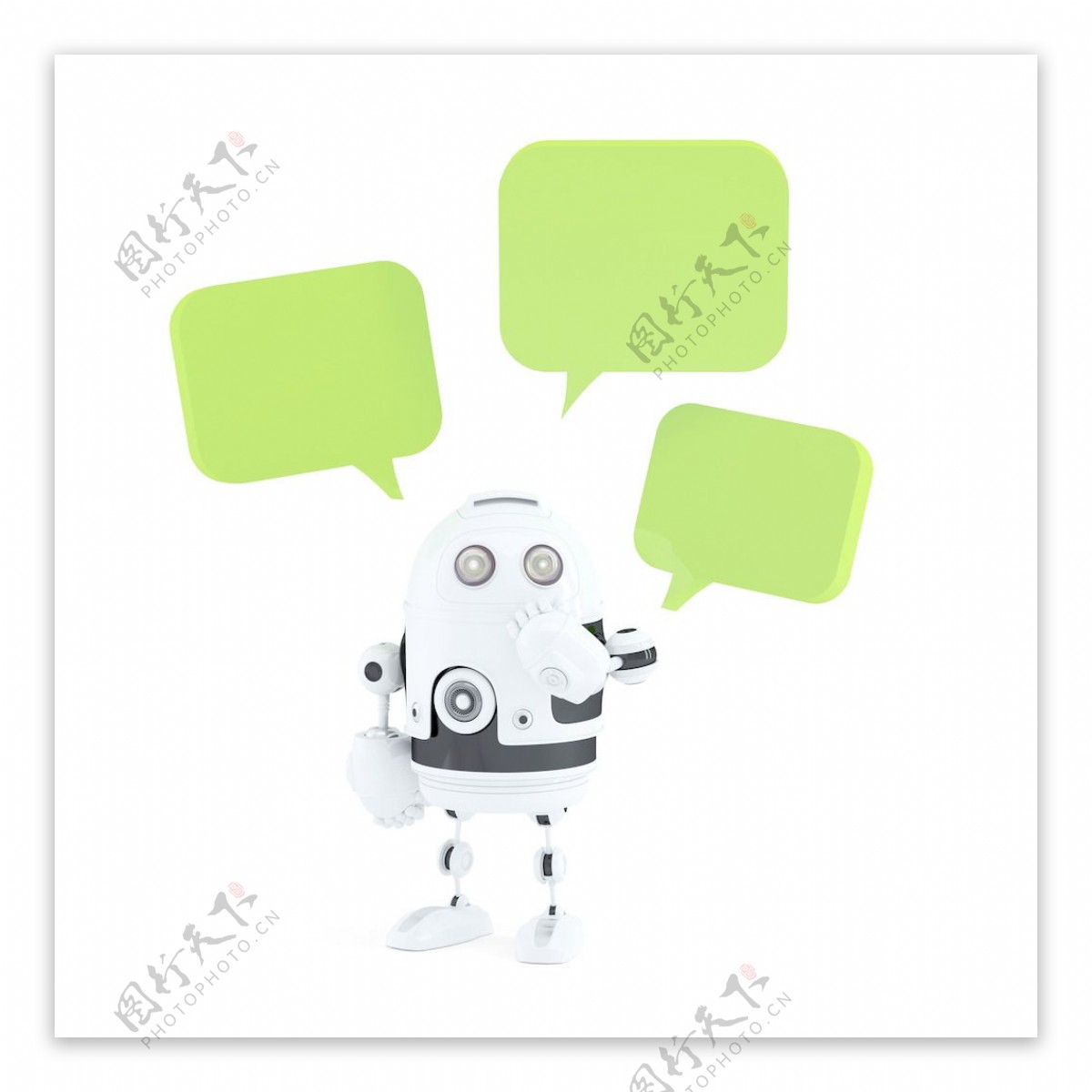 聊天气泡Android机器人