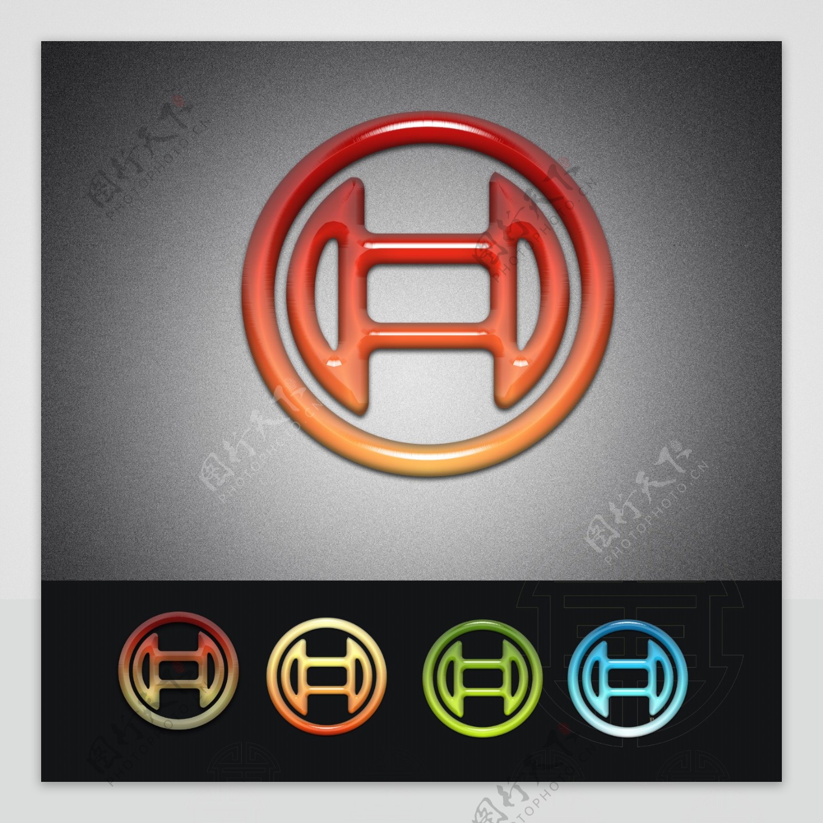 水晶logo设计圆圈logo图片