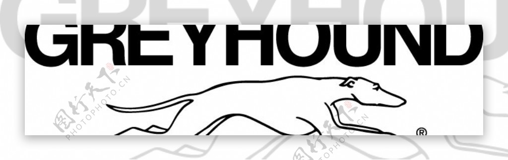 GreyhoundBusLineslogo设计欣赏灰狗巴士线路标志设计欣赏