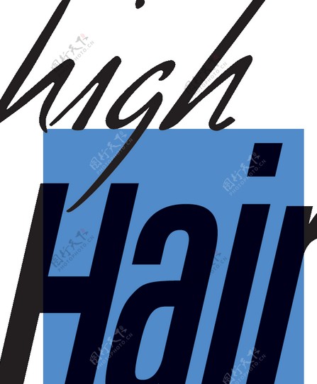 HighHairlogo设计欣赏HighHair化妆品标志下载标志设计欣赏