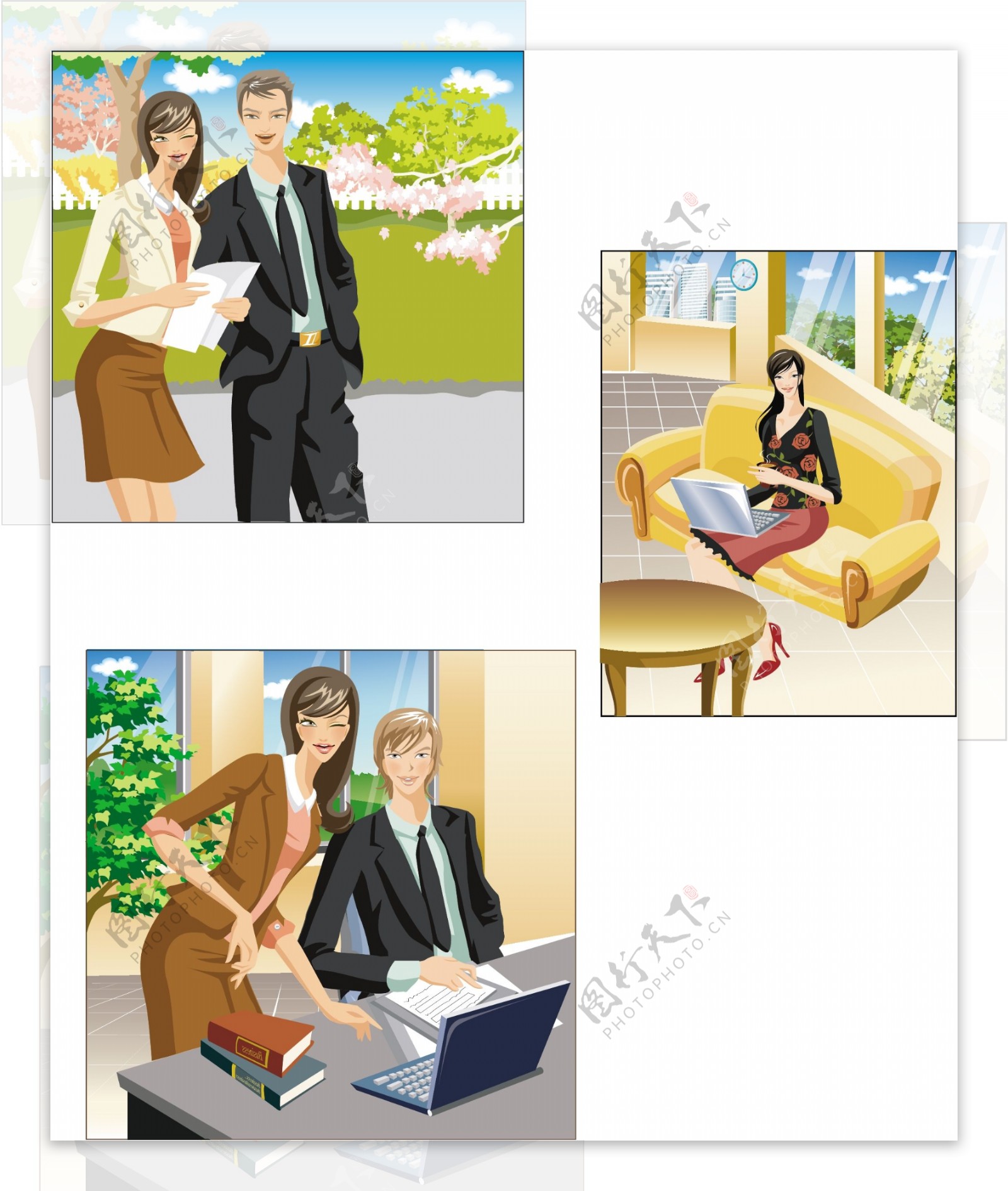 时尚办公人物图片素材-编号02530597-图行天下