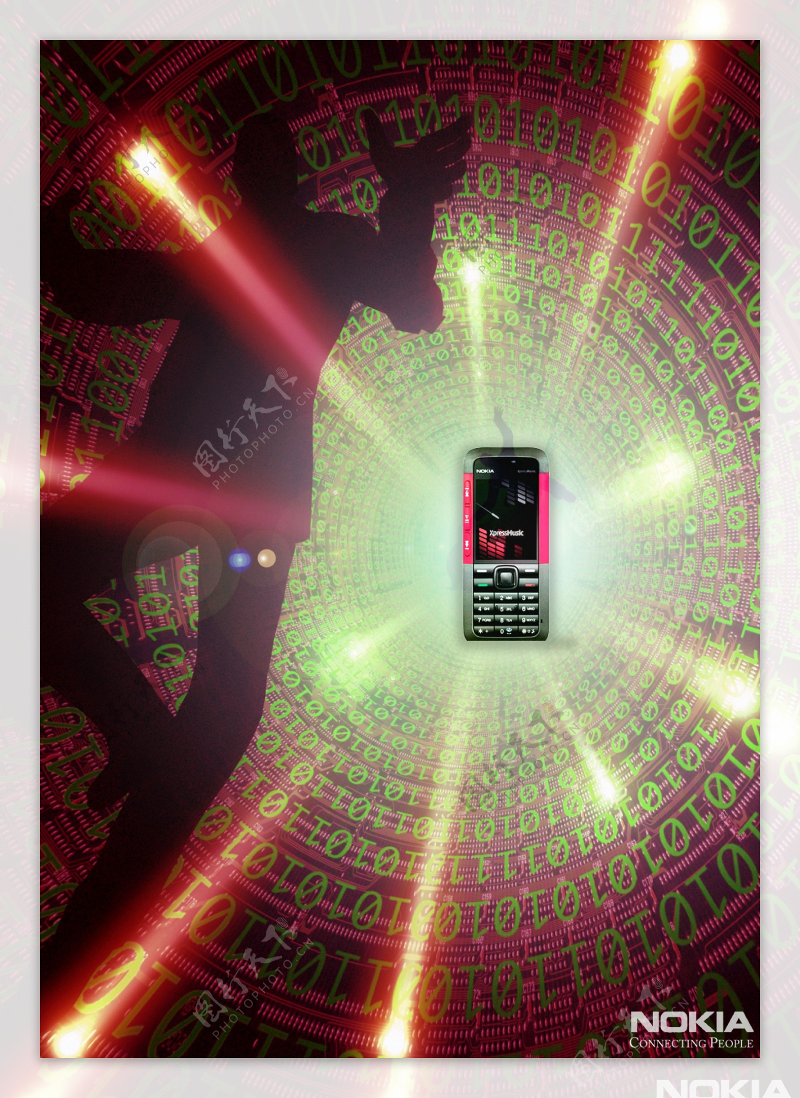 诺基亚音乐手机宣传海报图片