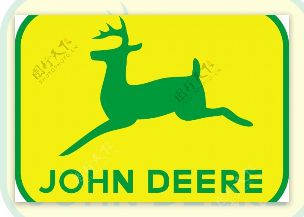 JohnDeere2logo设计欣赏约翰迪尔2标志设计欣赏