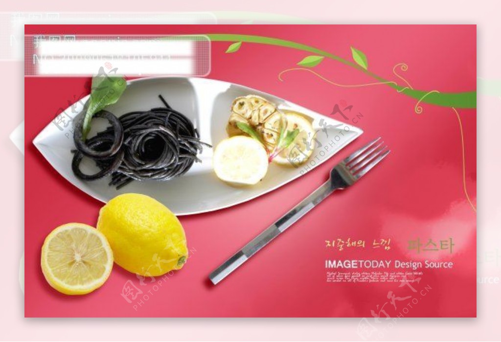 韩国料理PSD分层素材韩国料理凉菜餐饮美食PSD模板