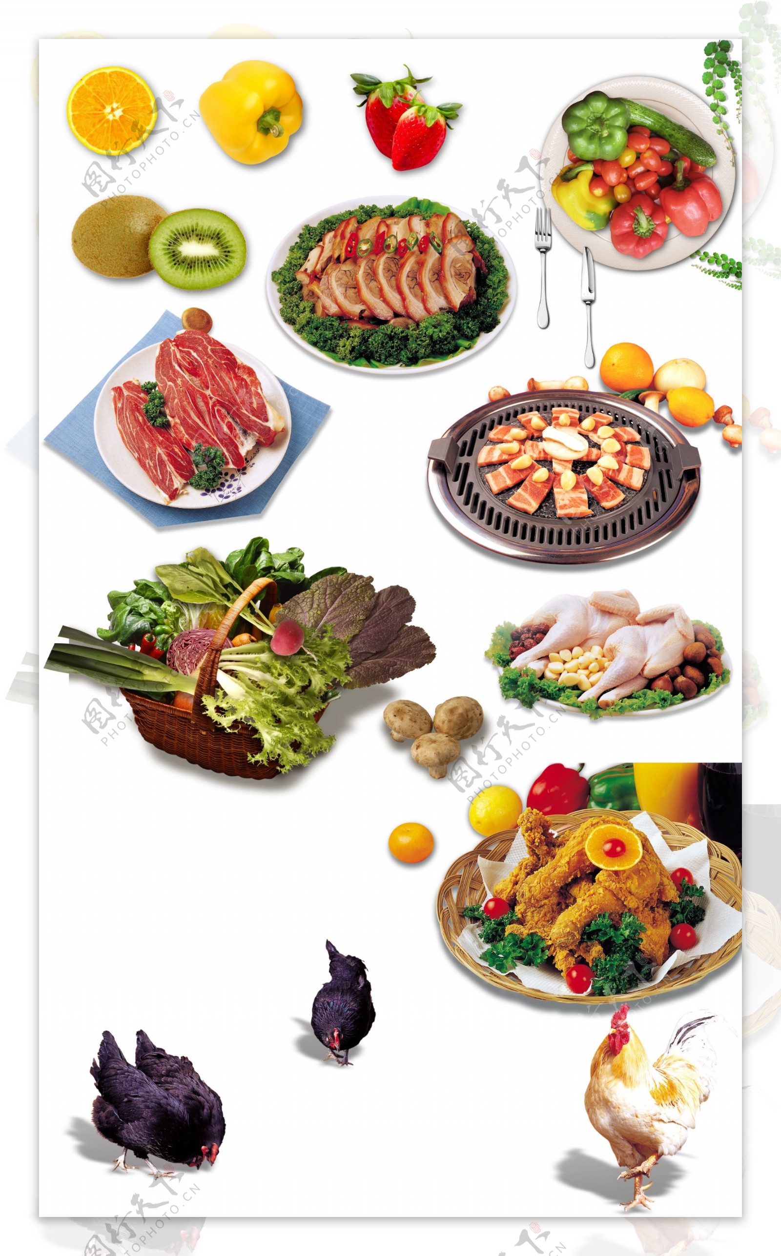 厨房蔬菜素材图片
