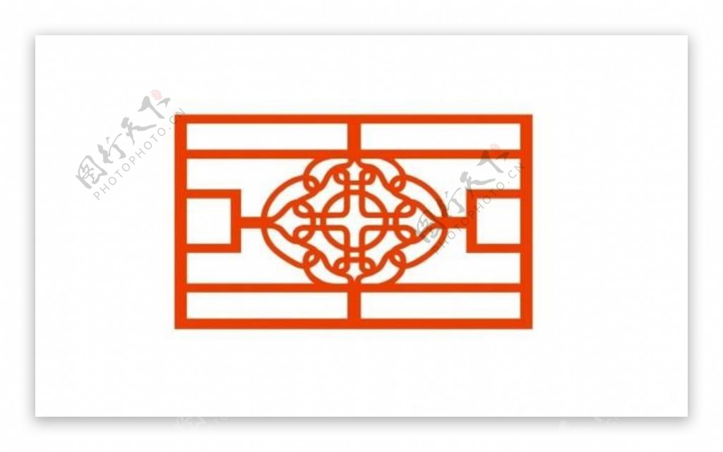 矢量镂空雕窗花图片
