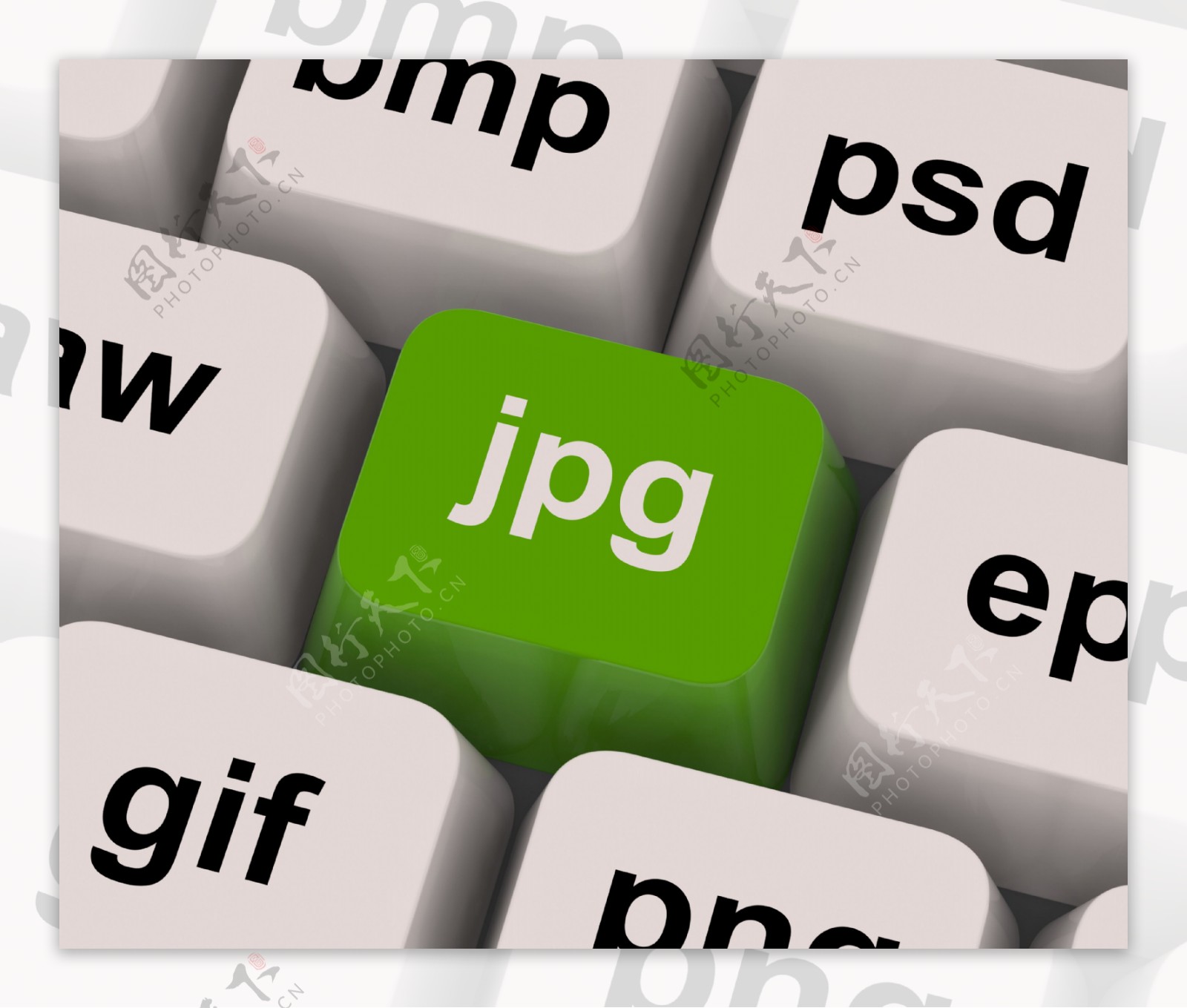 JPG图片格式的图像显示了互联网的关键