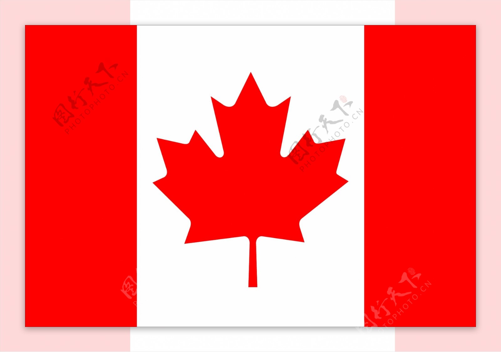 旗帜类矢量素材加拿大