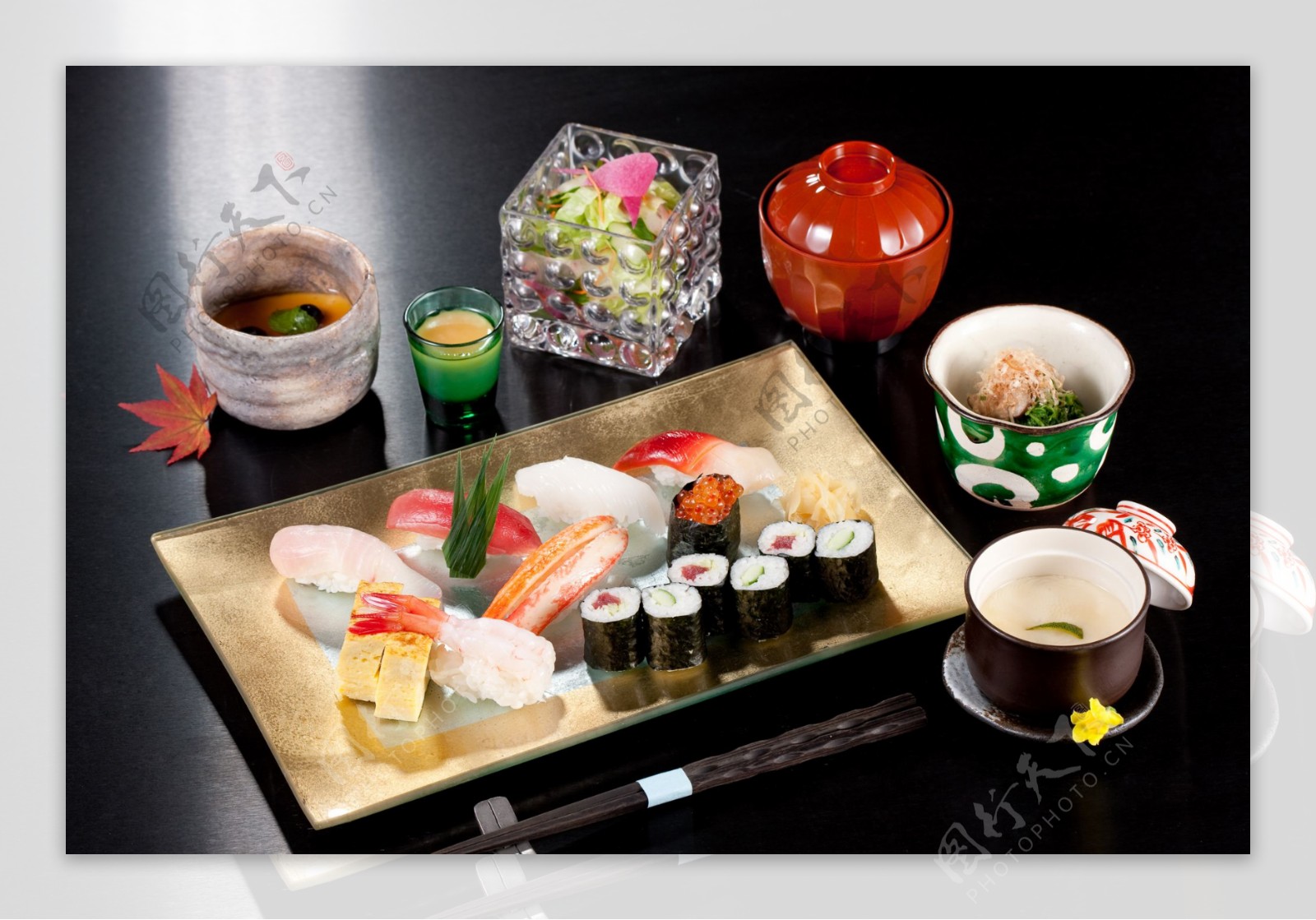 藤套餐各式寿司拼盘图片