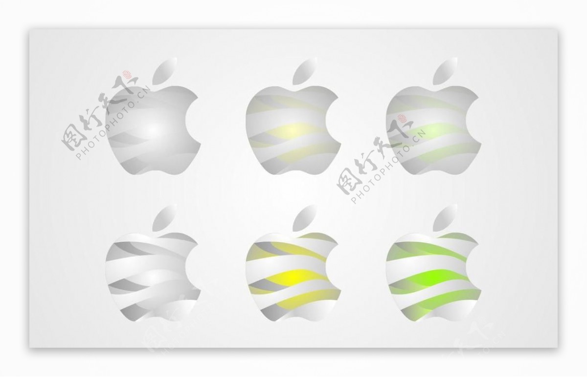 苹果创意标图片
