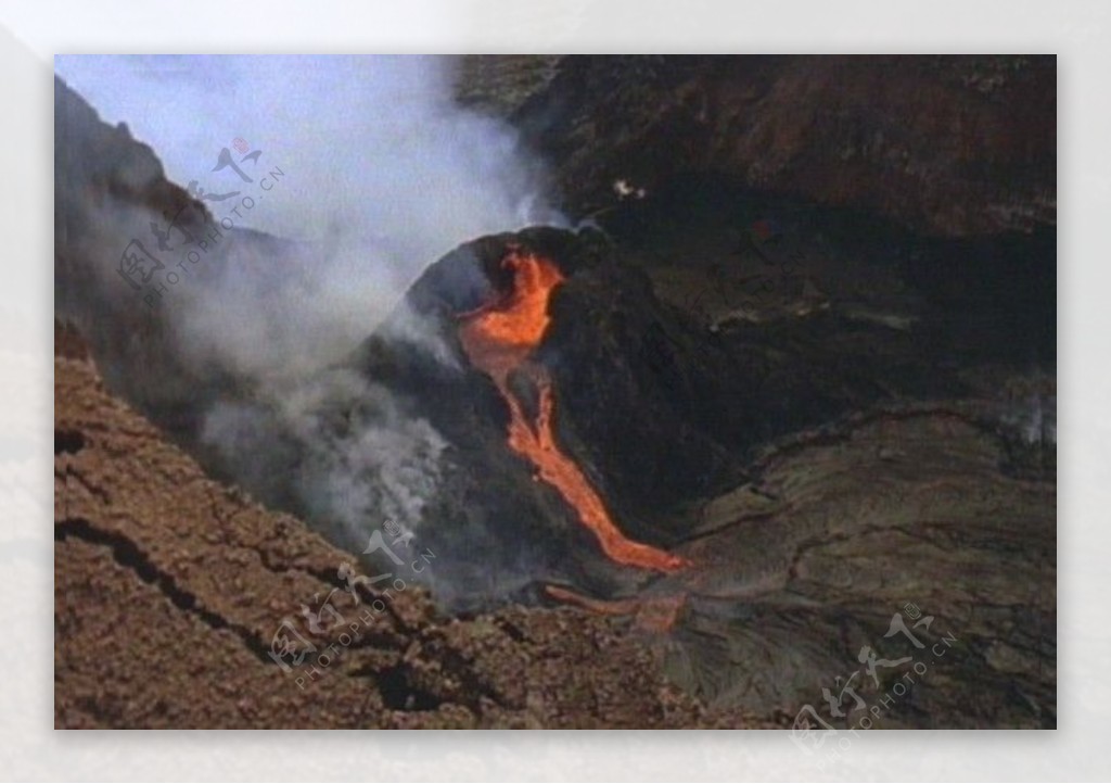 自然火山岩浆模板下载