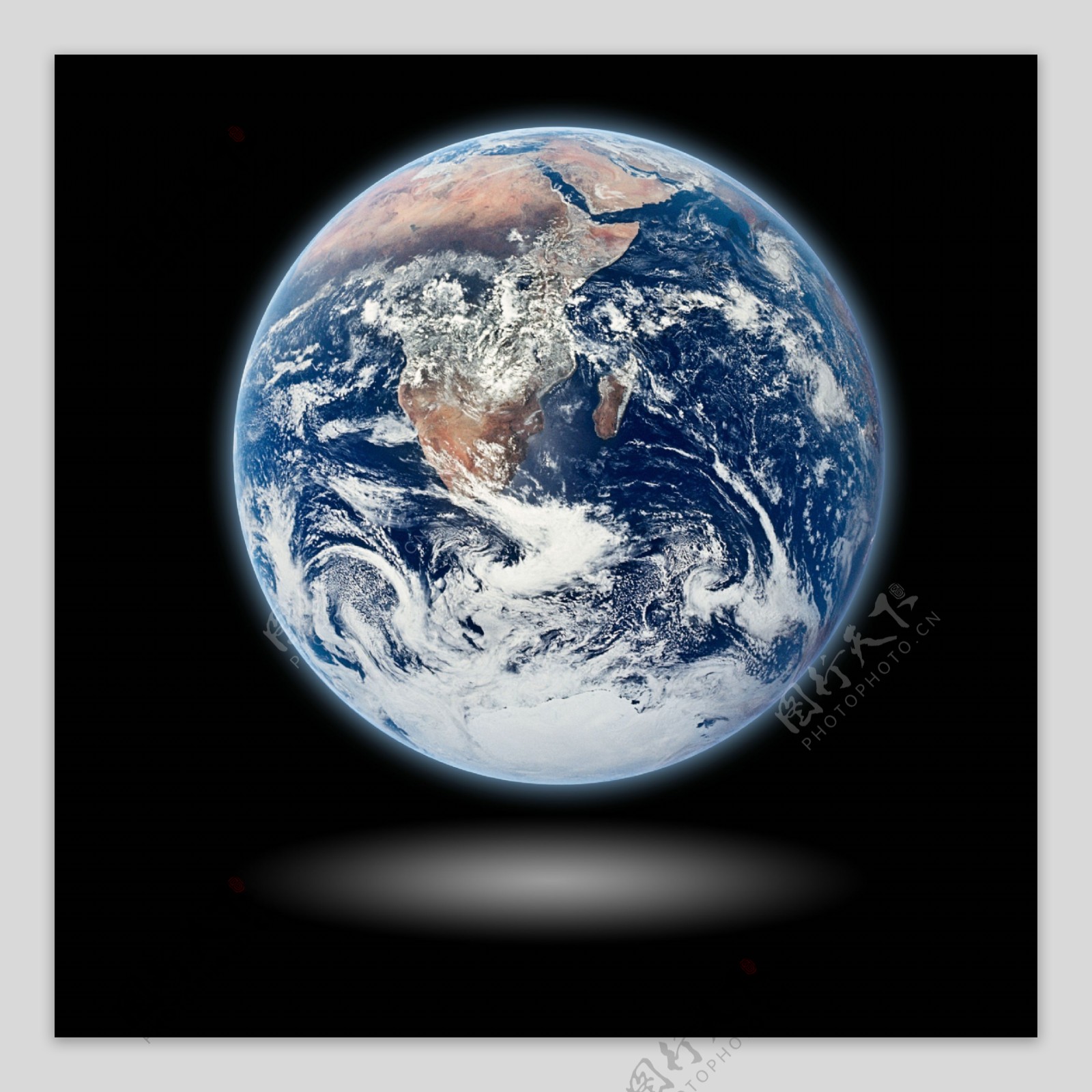 地球与五大洲图片