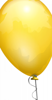 黄色的气球矢量图像