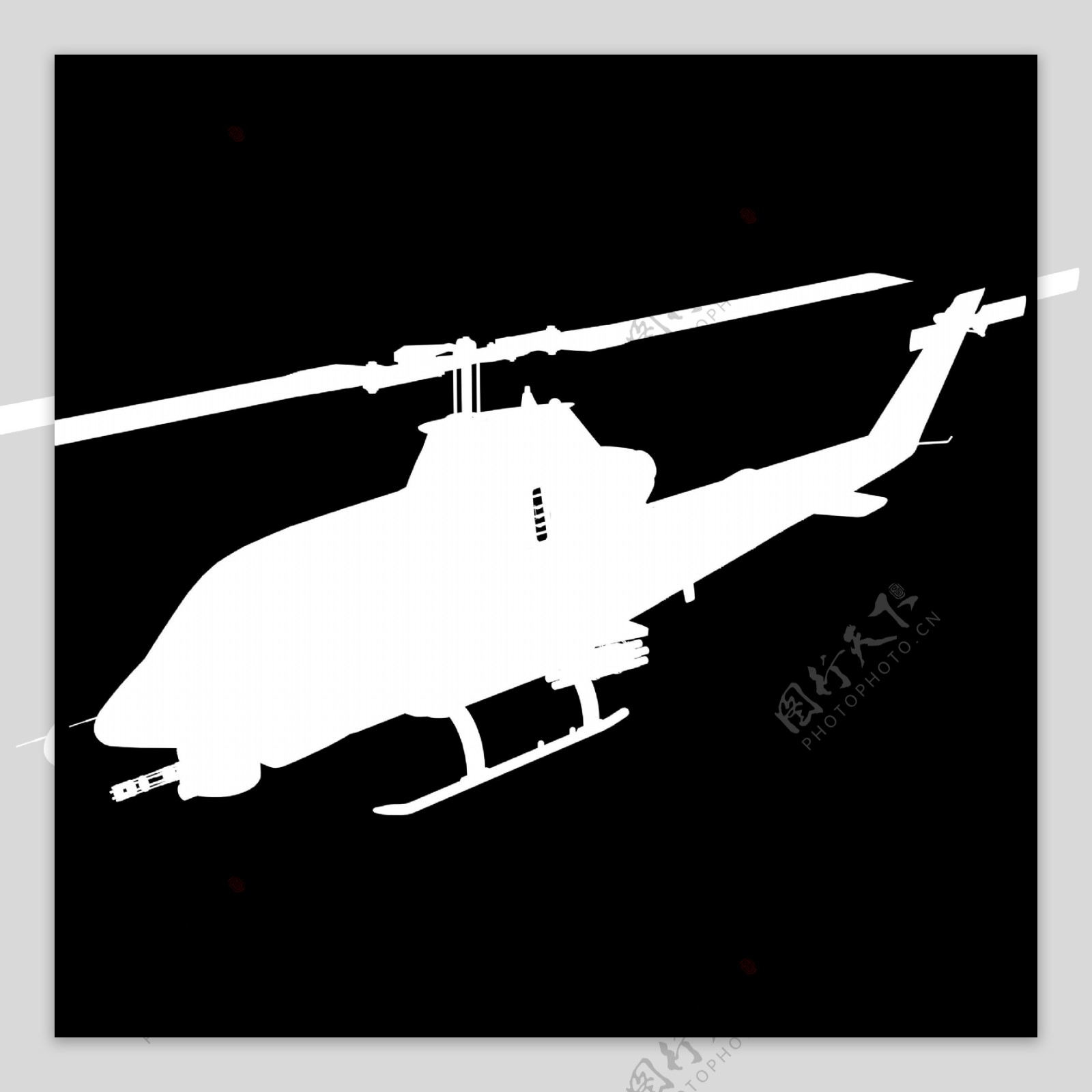 直升飞机3dmax飞机模型素材15