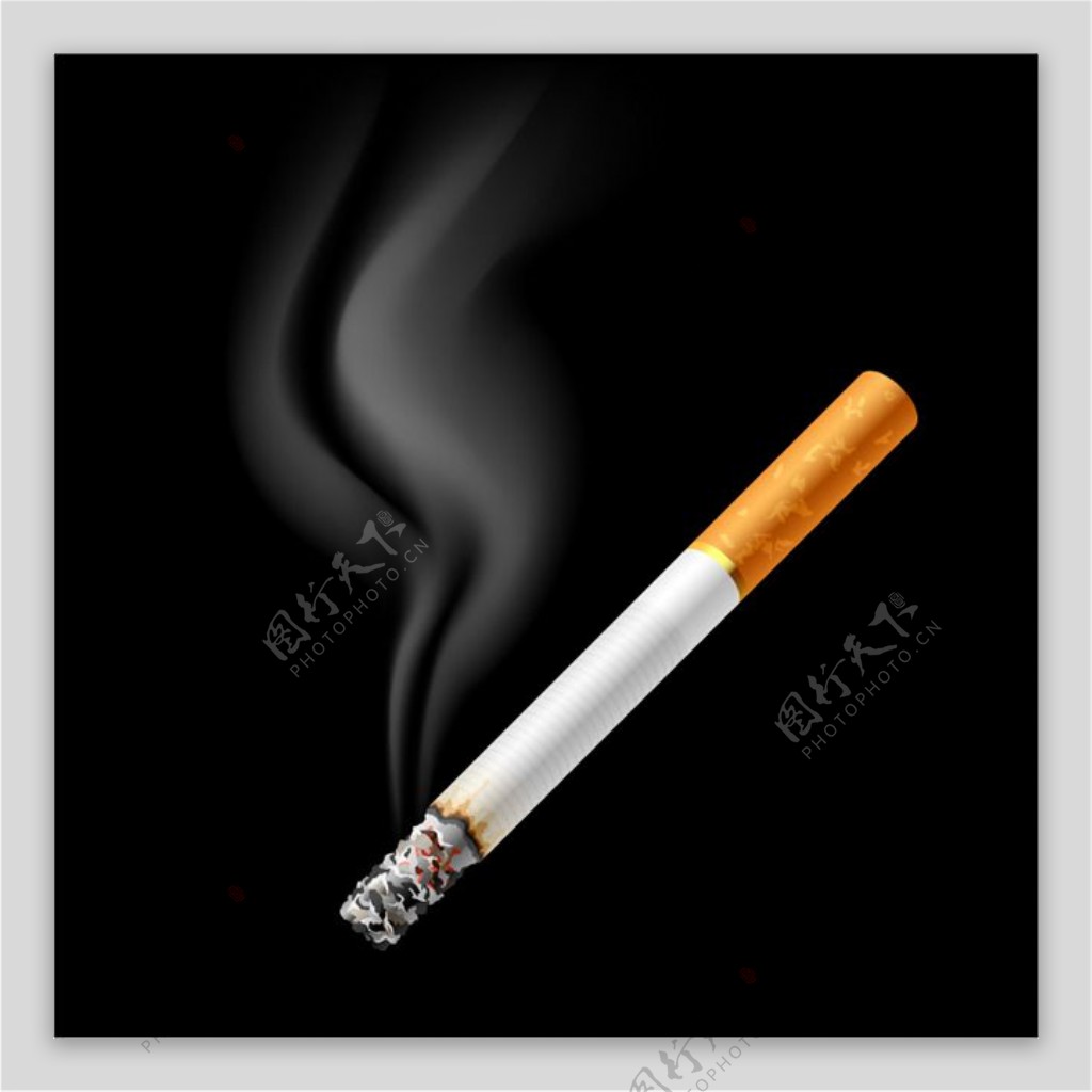香烟背景矢量素材